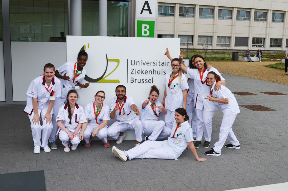 Opleiding aan het UZ Brussel: leerwerklpaatsen voor verpleegkundigen
