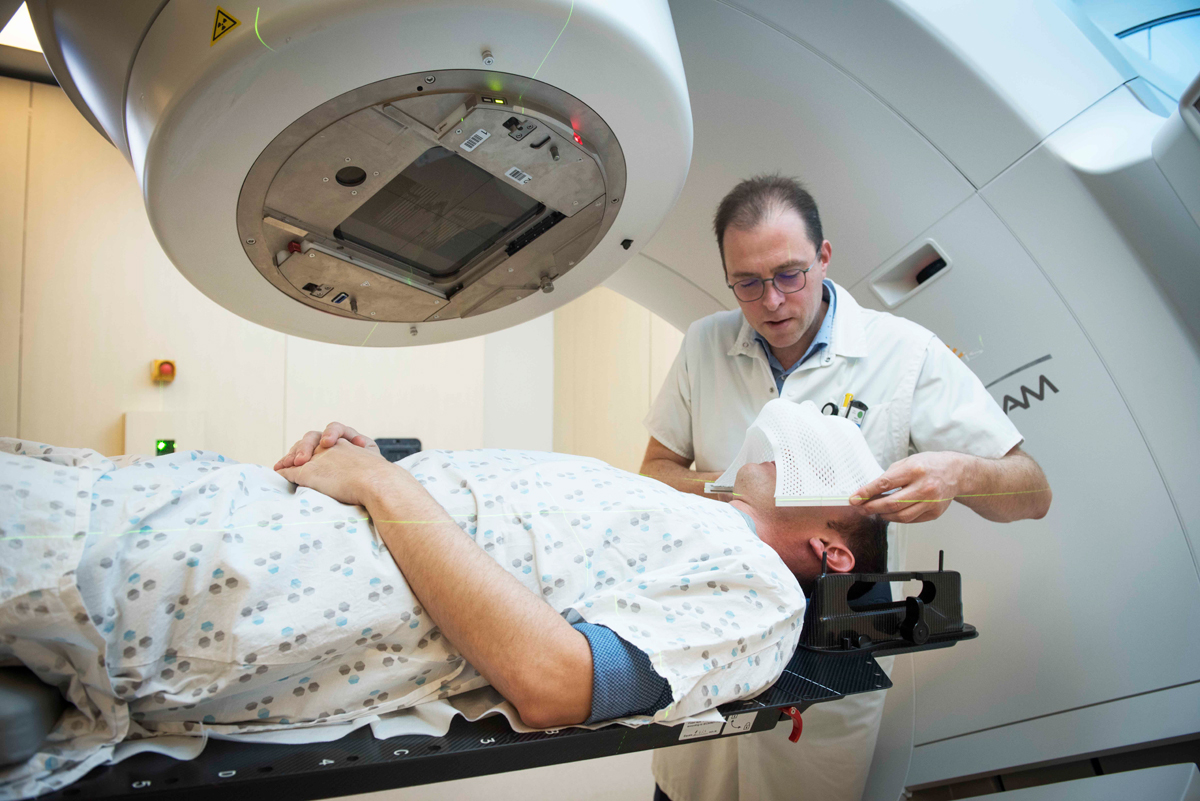 Bestraling hersentumoren op de dienst Radiotherapie van het UZ Brussel