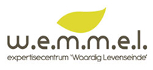 Logo W.E.M.M.E.L., expertisecentrum voor een waardig levenseinde