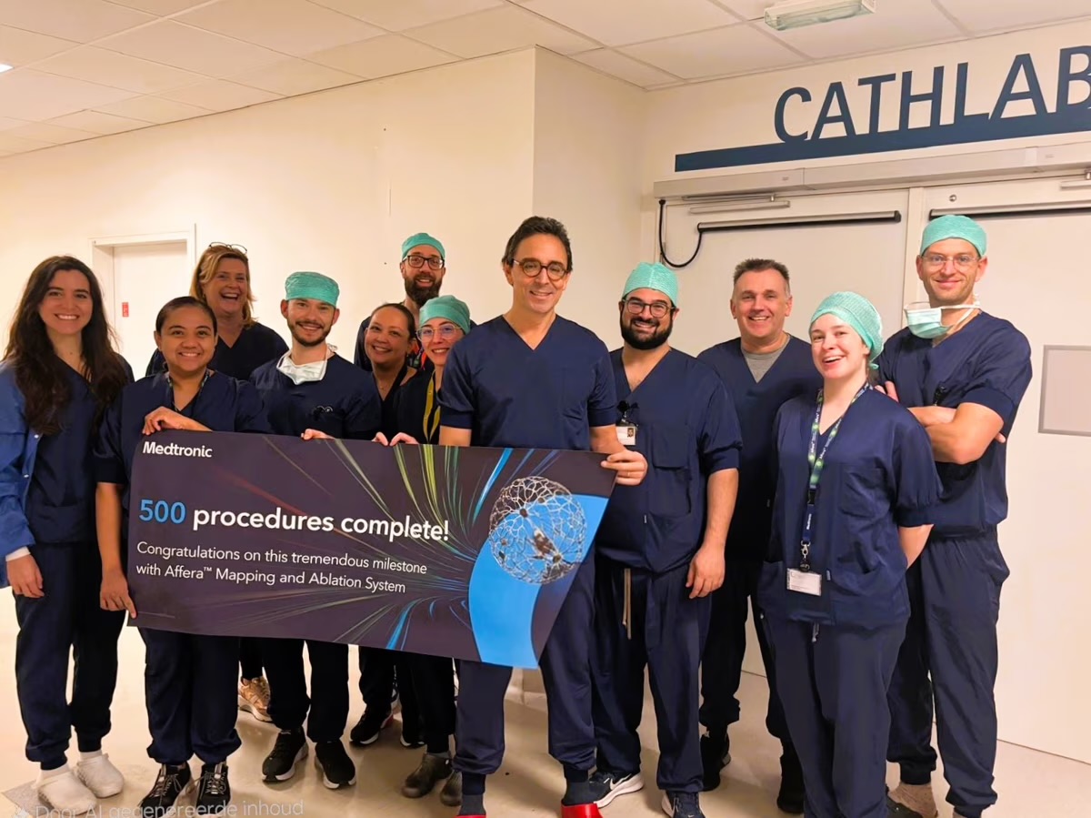 L’UZ Brussel atteint le cap des 500 procédures réalisées avec le système innovant Affera™ pour le traitement des troubles du rythme cardiaque