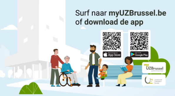 Avec myUZBrussel, vous avez toujours votre santé à portée de main !